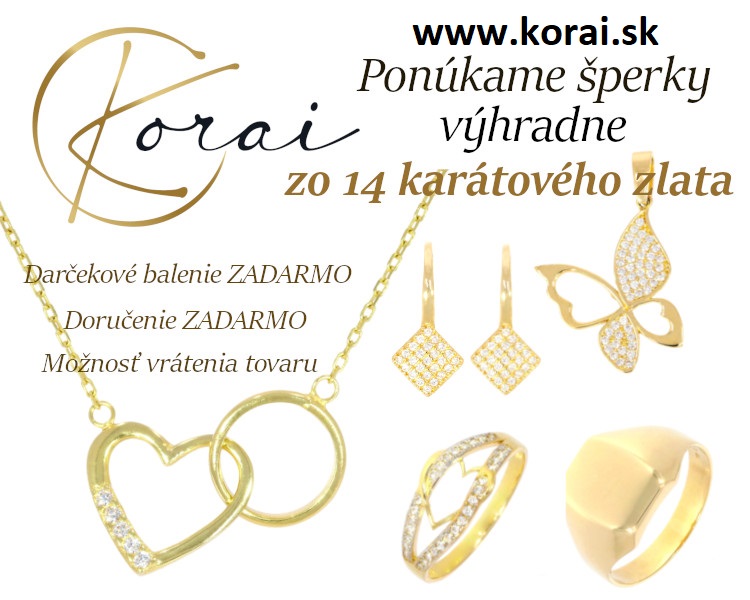 �perky zo 14 kar�tov�ho zlata Korai