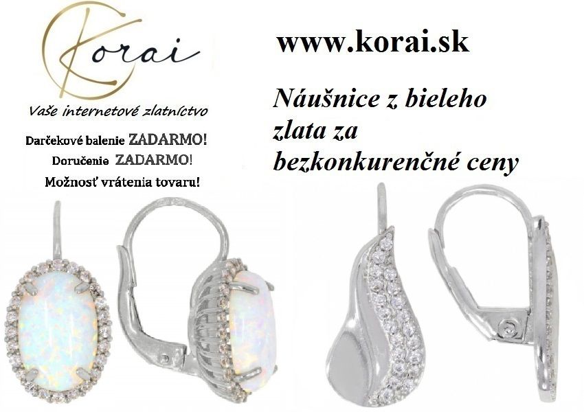 Kr�sne n�u�nice z bieleho zlata Korai